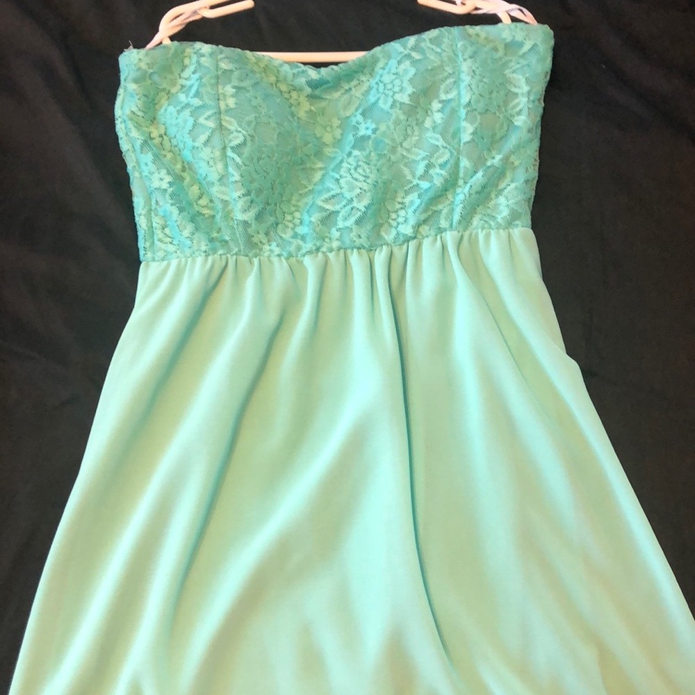 Turquoise dress
